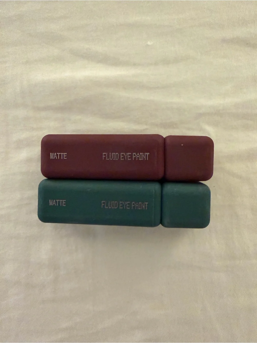 about-face Eyeshadow Duo in Teal & Burgundy